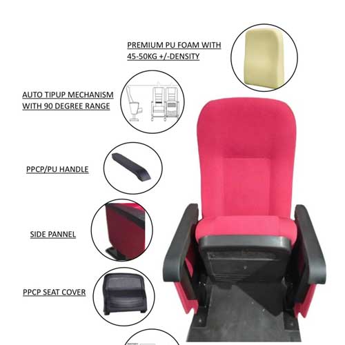 Back Push Auditorium Chair